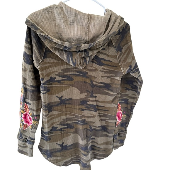 Johnny Was Axton Camo Embroidered Hoodie - Picture 3 of 9